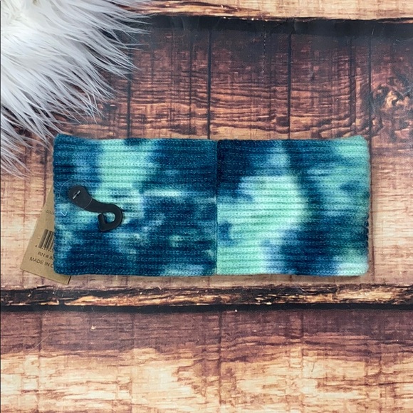 << Tie Dye C.C Headband - Teal>> - Picture 4 of 5